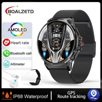Ultra HD 1.85" Smartwatch with GPS, Bluetooth Calling & Health Monitoring - Perfect Gym Gift!