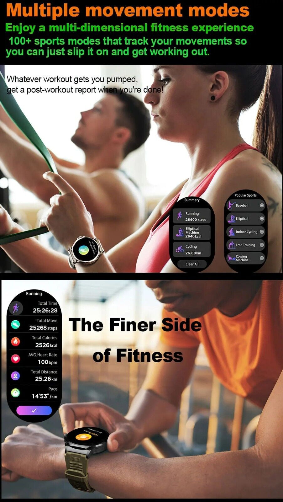 Ultra HD 1.85" Smartwatch with GPS, Bluetooth Calling & Health Monitoring - Perfect Gym Gift!