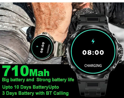 Ultra HD 1.85" Smartwatch with GPS, Bluetooth Calling & Health Monitoring - Perfect Gym Gift!